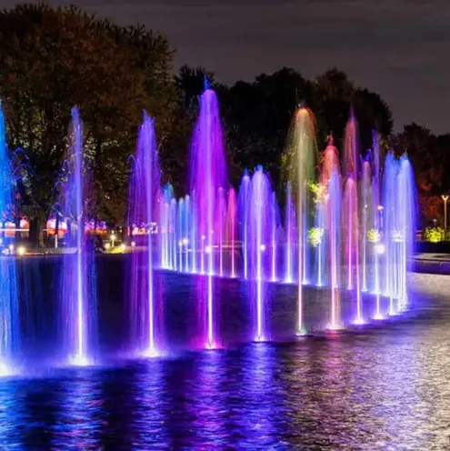 fountain lighting