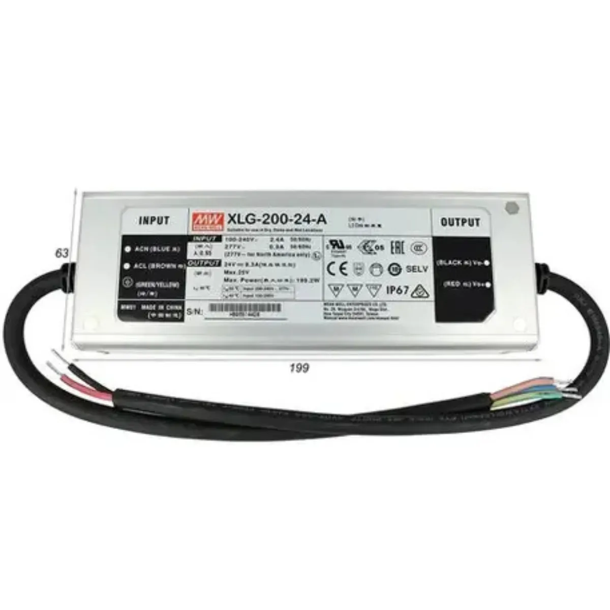 MW-XLG-200-H-DA2 power supply in uae